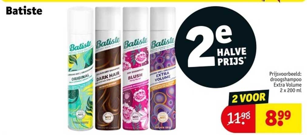 Batiste: 2e HALVE PRIJS*