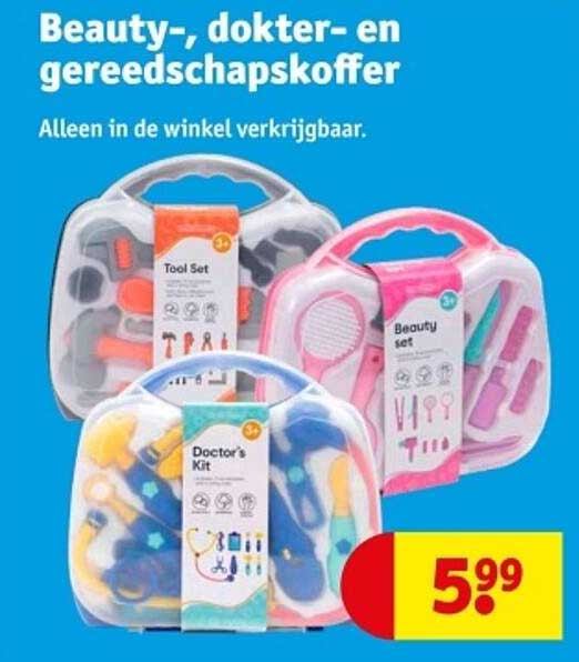 Beauty-, dokter- en gereedschapskoffer