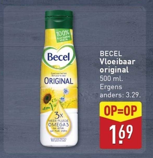 BECEL Vloeibaar original 500 ml. Ergens anders: 3.29.