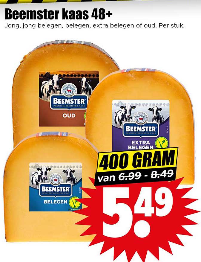 Beemster kaas 48+