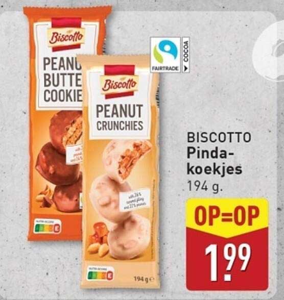 BISCOTTO Pindakoekjes 194 g
