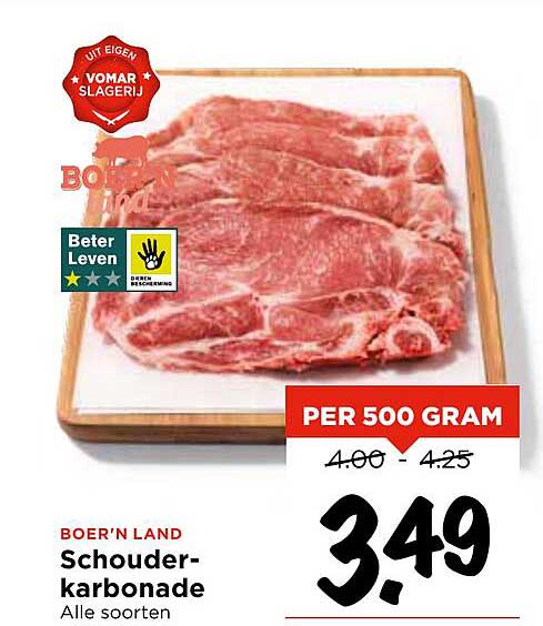 BOER'N LAND Schouderkarbonade Alle soorten