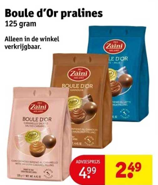Boule d’Or pralines