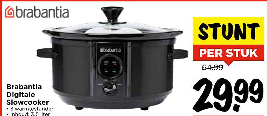 Brabantia Digitale Slowcooker