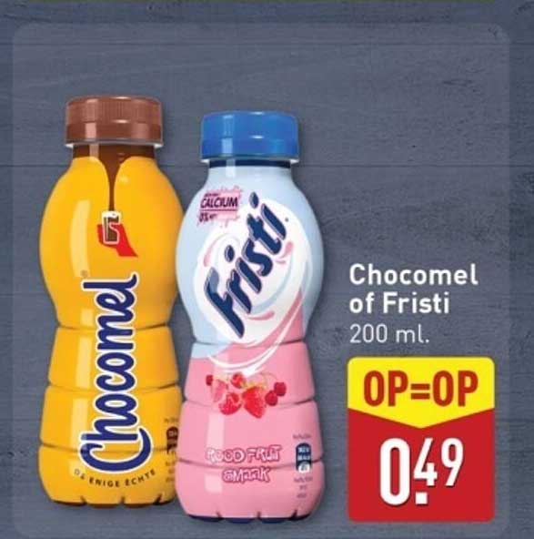 Chocomel of Fristi 200 ml.