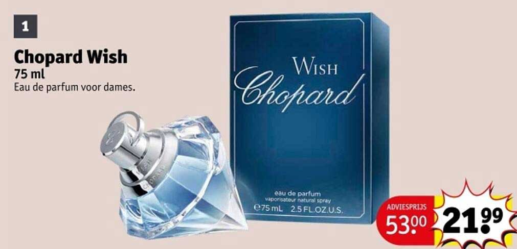 Chopard Wish 75 ml Eau de parfum voor dames.