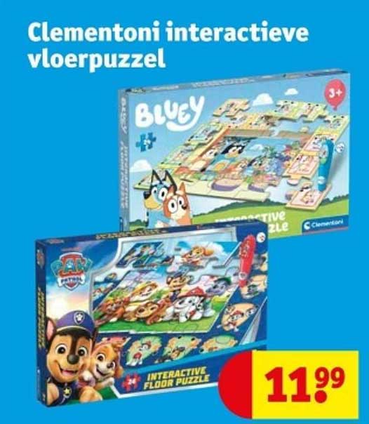Clementoni interactieve vloerpuzzel