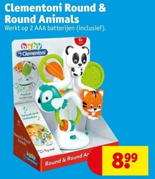 Clementoni Round & Round Animals