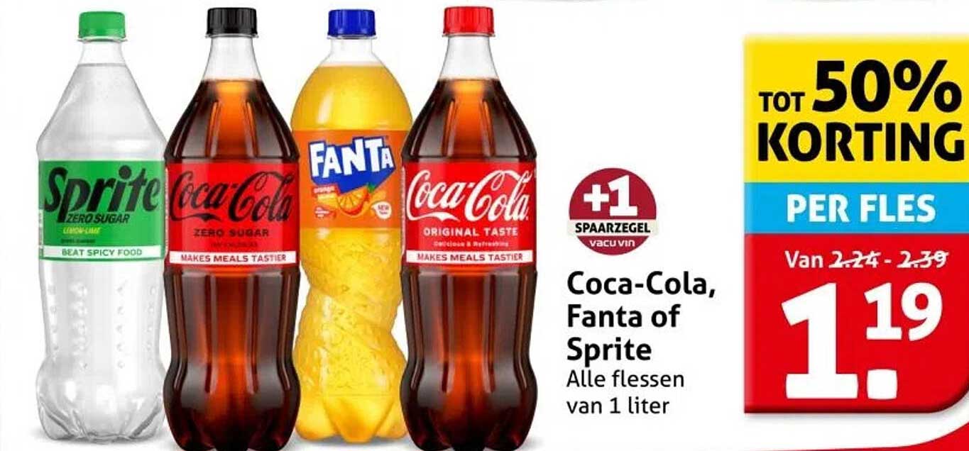 Coca-Cola, Fanta of Sprite