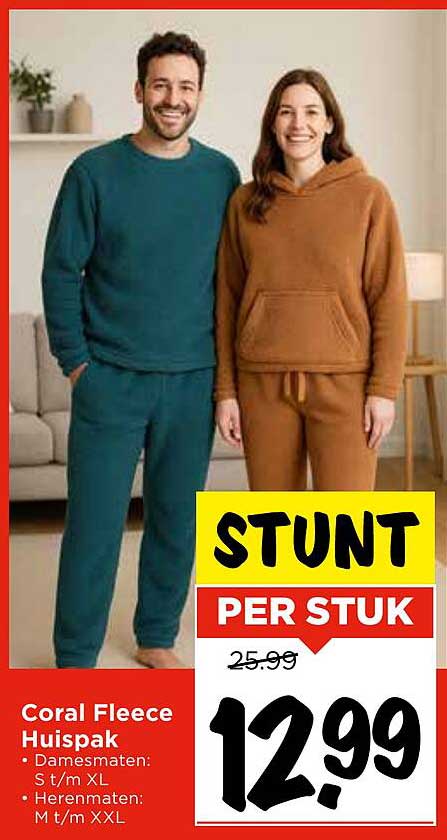 Coral Fleece Huispak