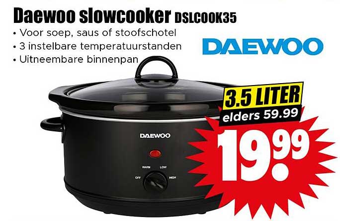 Daewoo slowcooker DSLCOOK35