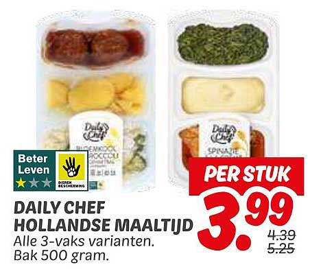 DAILY CHEF HOLLANDSE MAALTijd