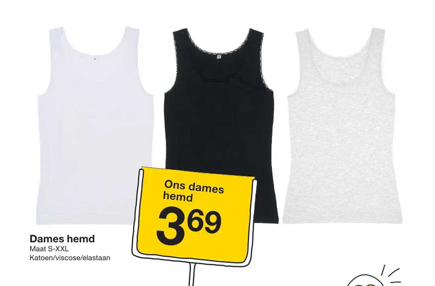 Dames hemd