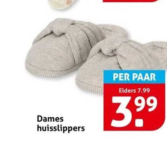 Dames huisslippers
