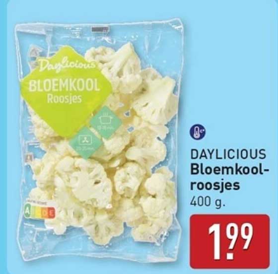 DAYLICIOUS Bloemkool-roosjes 400 g.
