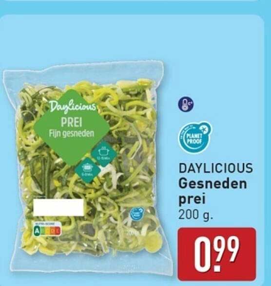DAYLICIOUS Gesneden prei 200 g.