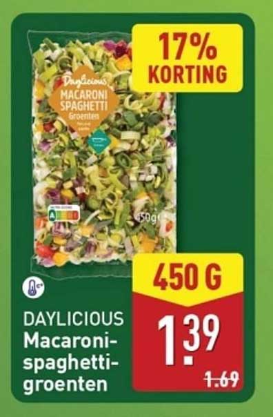 DAYLICIOUS Macaroni-spaghetti-groenten