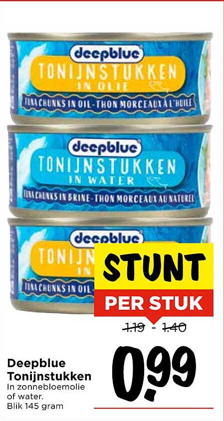 Deepblue Tonijnstukken