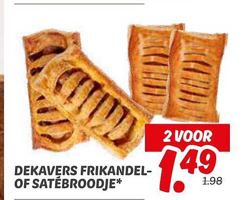 DEKAVERS FRIKANDEL- OF SATÉBROODJE*