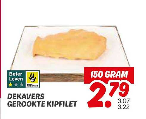 DEKAVERS GEROOKTE KIPFILET