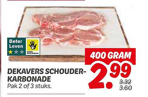 DEKAVERS SCHOUDER-KARBONADE