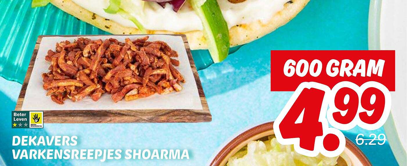 DEKAVERS VARKENSREEPJES SHOARMA