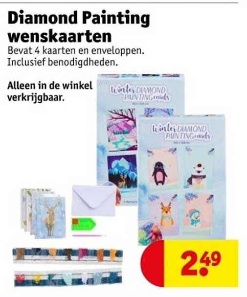 Diamond Painting wenskaarten