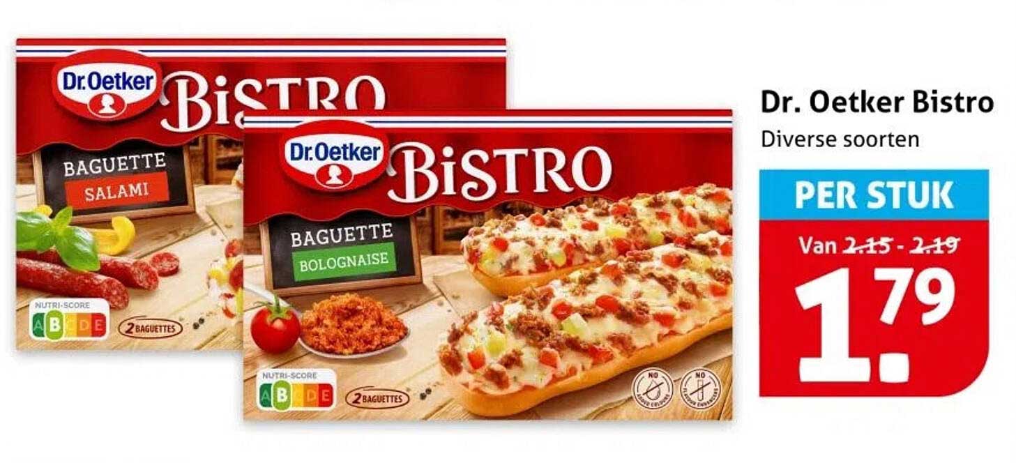 Dr. Oetker Bistro Diverse soorten