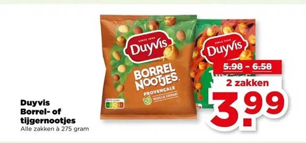 Duyvis Borrel- of tijgernootjes