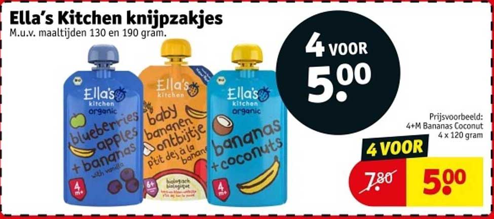Ella's Kitchen knijpzakjes