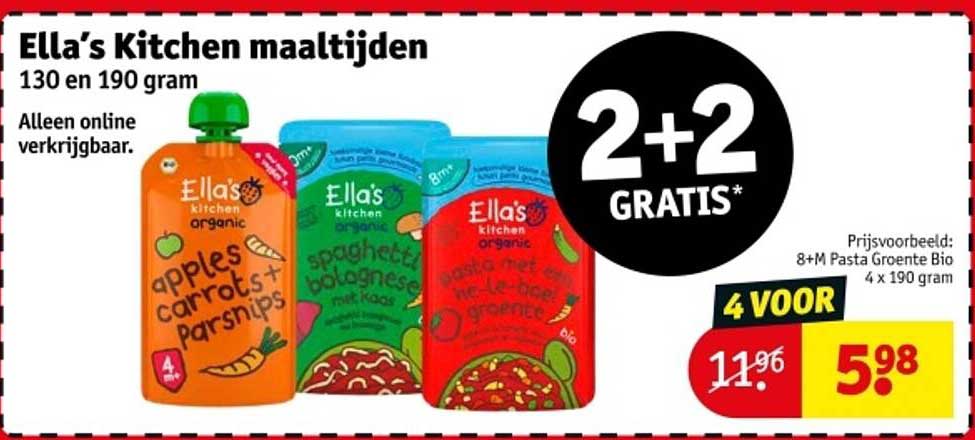 Ella’s Kitchen maaltijden 130 en 190 gram