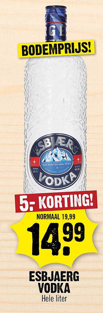 ESBJAERG VODKA Hele liter