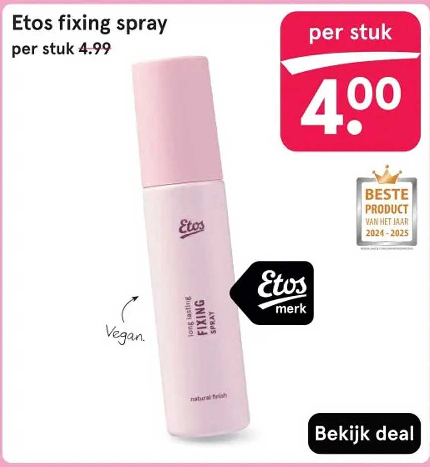 Etos fixing spray