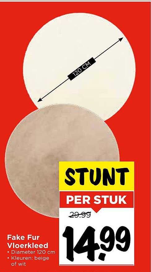 Fake Fur Vloerkleed