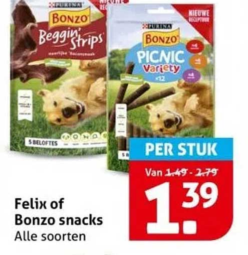 Felix of Bonzo snacks
