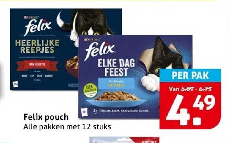Felix pouch - Alle pakken met 12 stuks