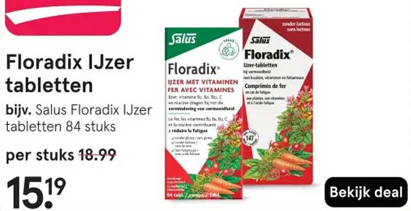 Floradix IJzer tabletten