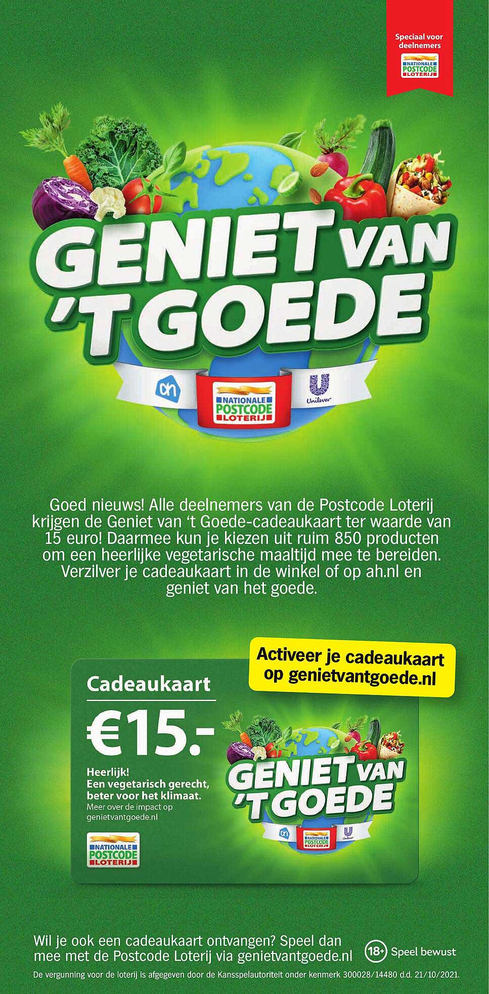 GENIET VAN 'T GOEDE