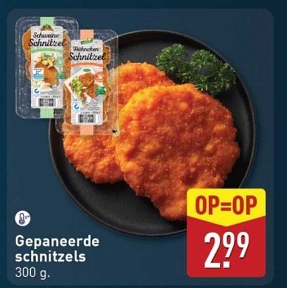 Gepaneerde schnitzels