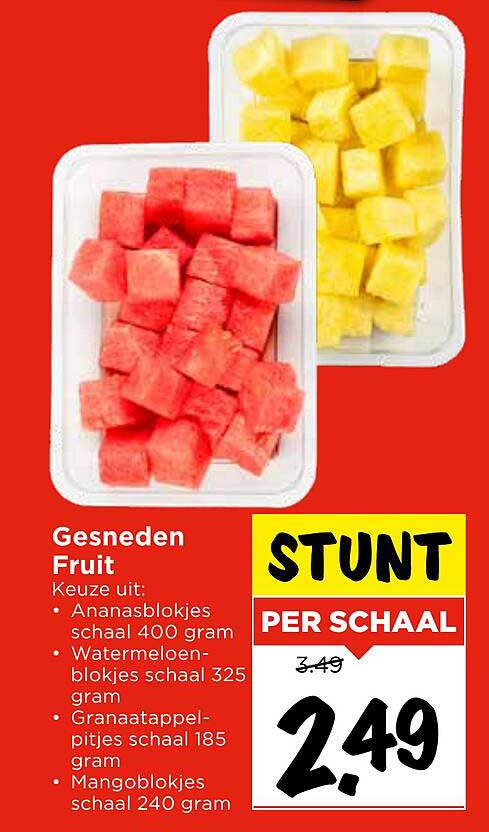 Gesneden Fruit