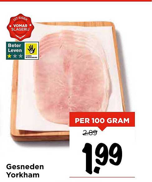 Gesneden Yorkham