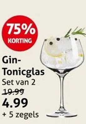 Gin-Tonicglas Set van 2