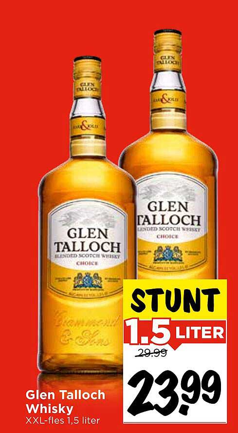 Glen Talloch Whisky XXL-fles 1,5 liter