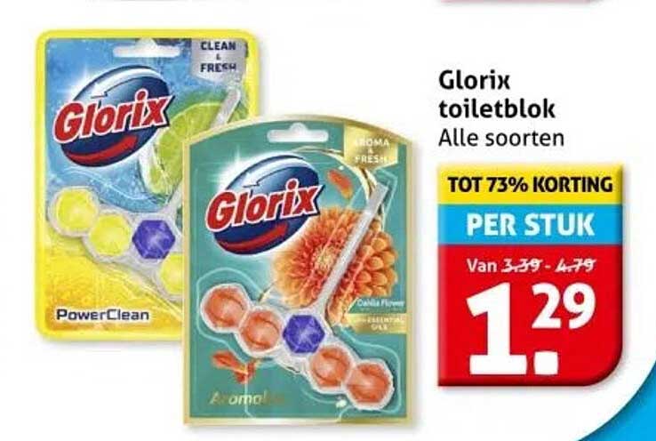 Glorix toiletblok Alle soorten