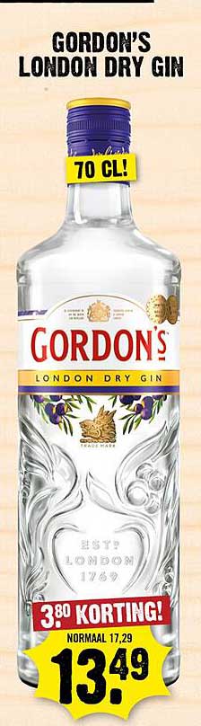 GORDON'S LONDON DRY GIN