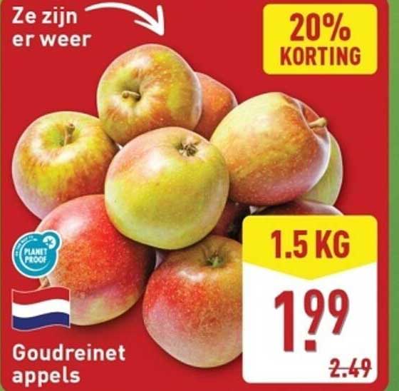 Goudreinet appels