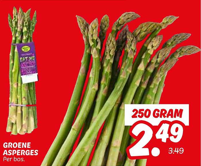 Groene Asperges Per bos