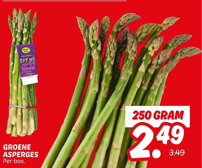 Groene Asperges Per bos.