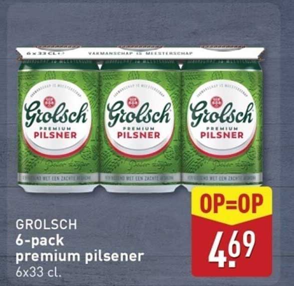 GROLSCH 6-pack premium pilsener