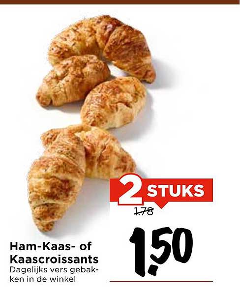 Ham-Kaas- of Kaascroissant